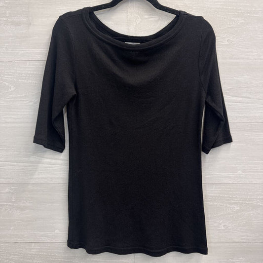Michael Stars X Anthropologie Black Short Sleeve Top Medium/ Large