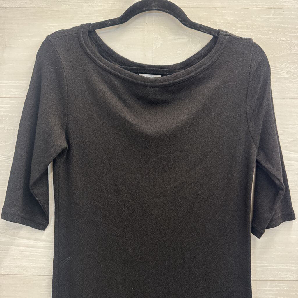 Michael Stars X Anthropologie Black Short Sleeve Top Medium/ Large