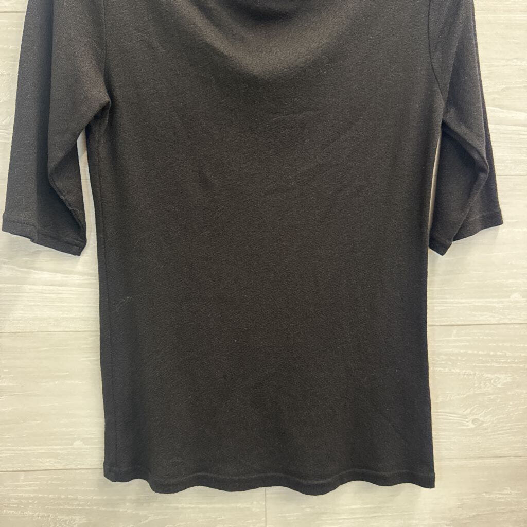 Michael Stars X Anthropologie Black Short Sleeve Top Medium/ Large