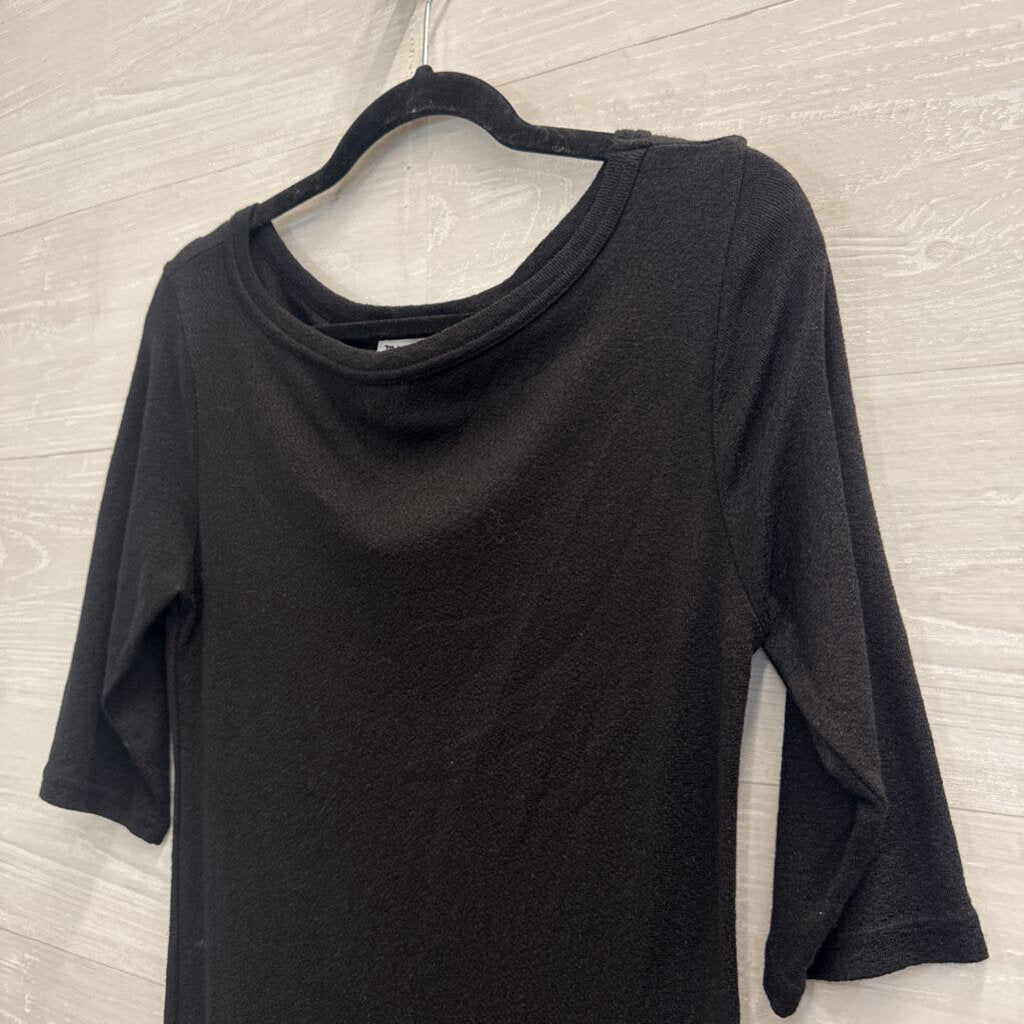 Michael Stars X Anthropologie Black Short Sleeve Top Medium/ Large