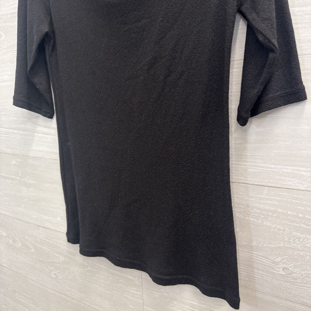 Michael Stars X Anthropologie Black Short Sleeve Top Medium/ Large
