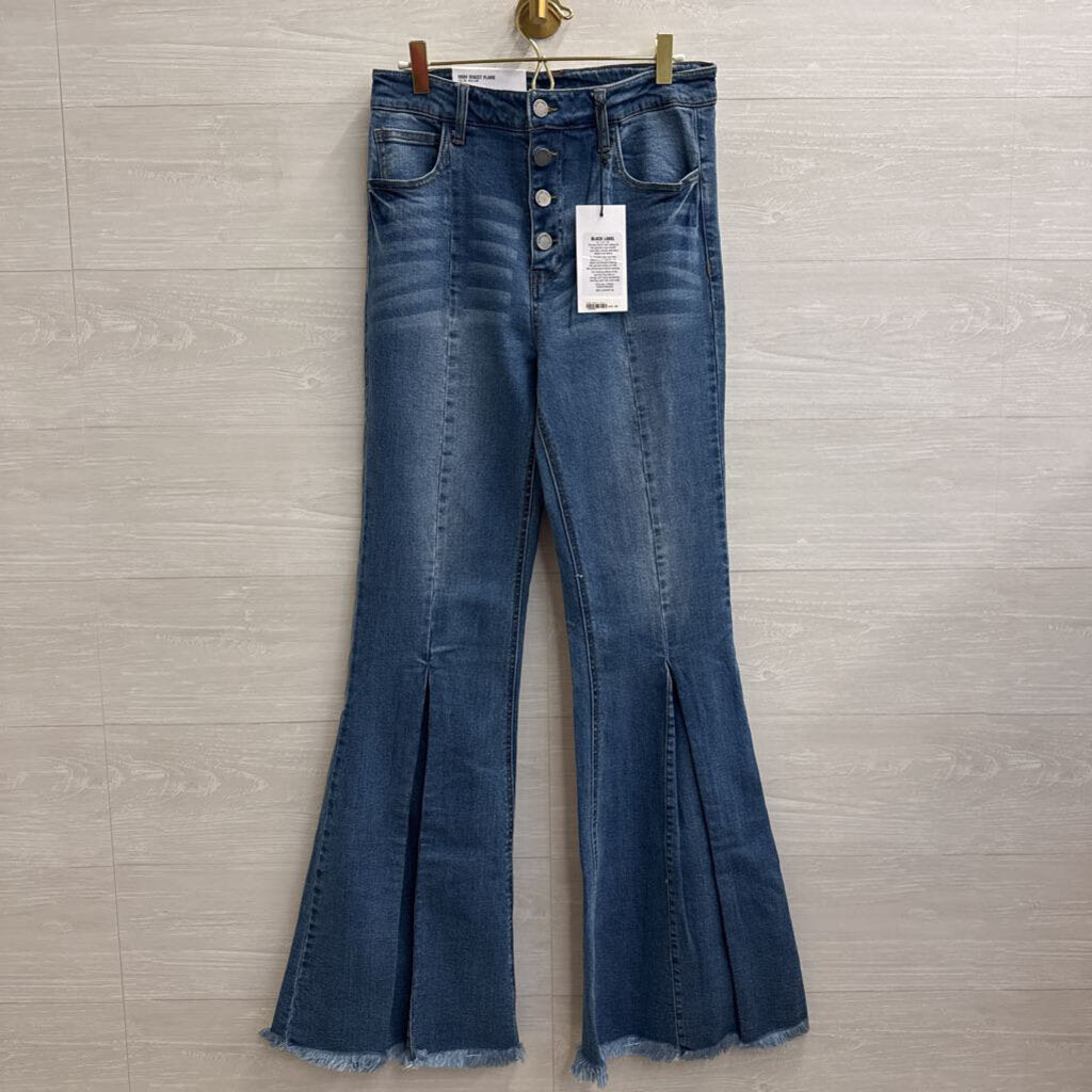 Hidden Medium Wash High Waist Flare Jeans 29