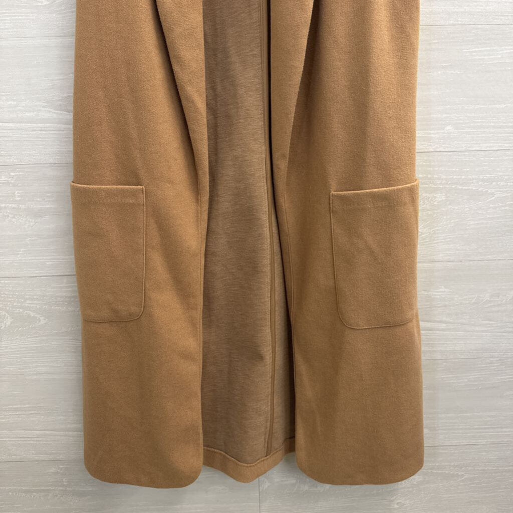 Joie Brown Long Sleeveless Vest Top Small