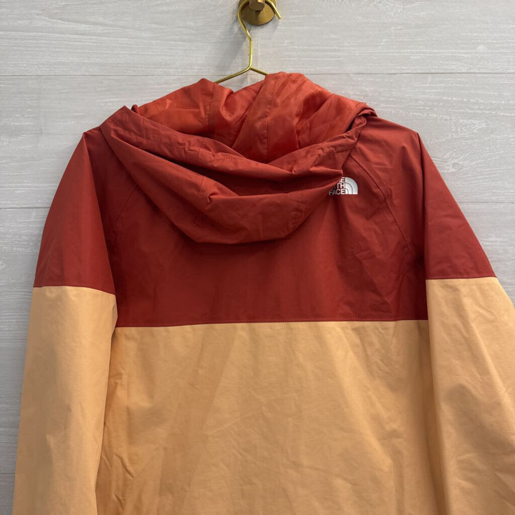 The North Face Orange/ Peach Lightweight Hooded Jacket Medium