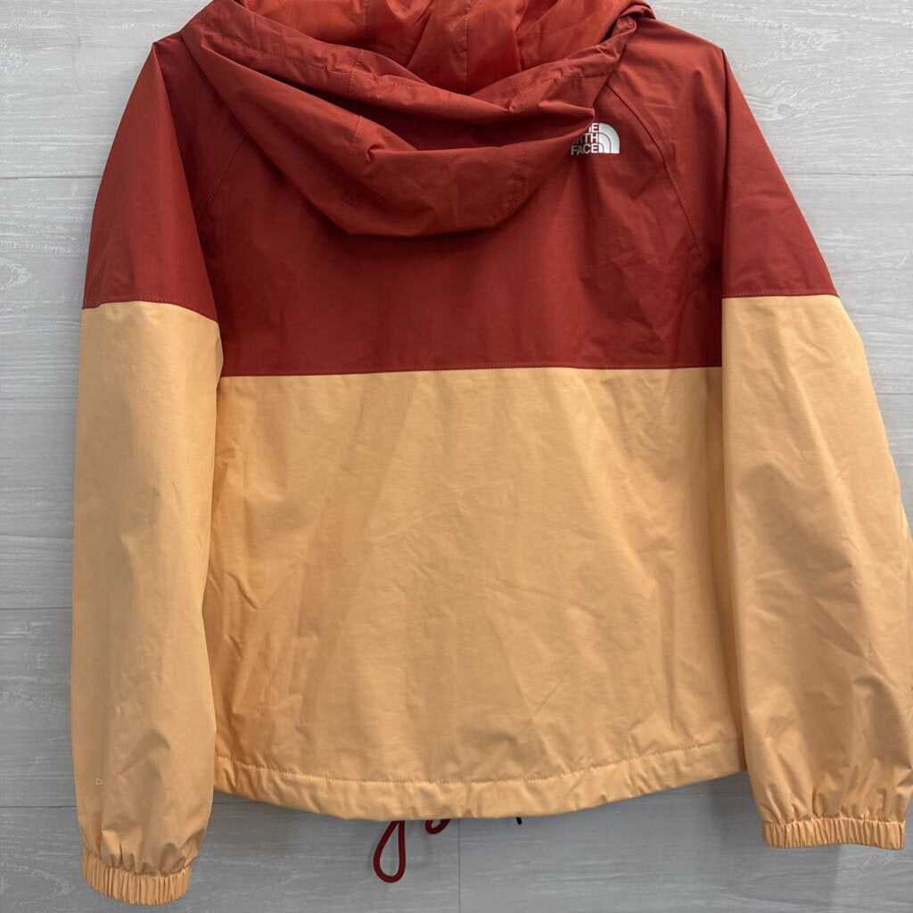 The North Face Orange/ Peach Lightweight Hooded Jacket Medium