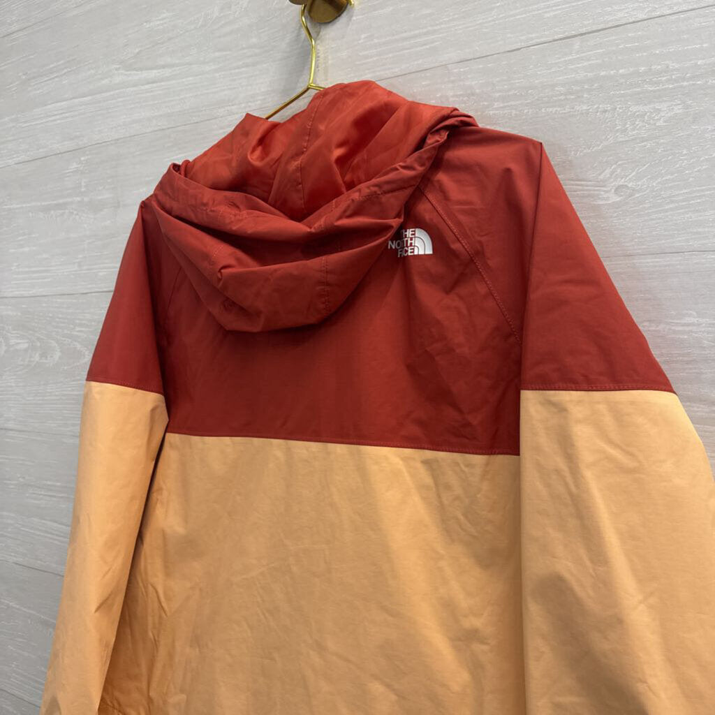 The North Face Orange/ Peach Lightweight Hooded Jacket Medium