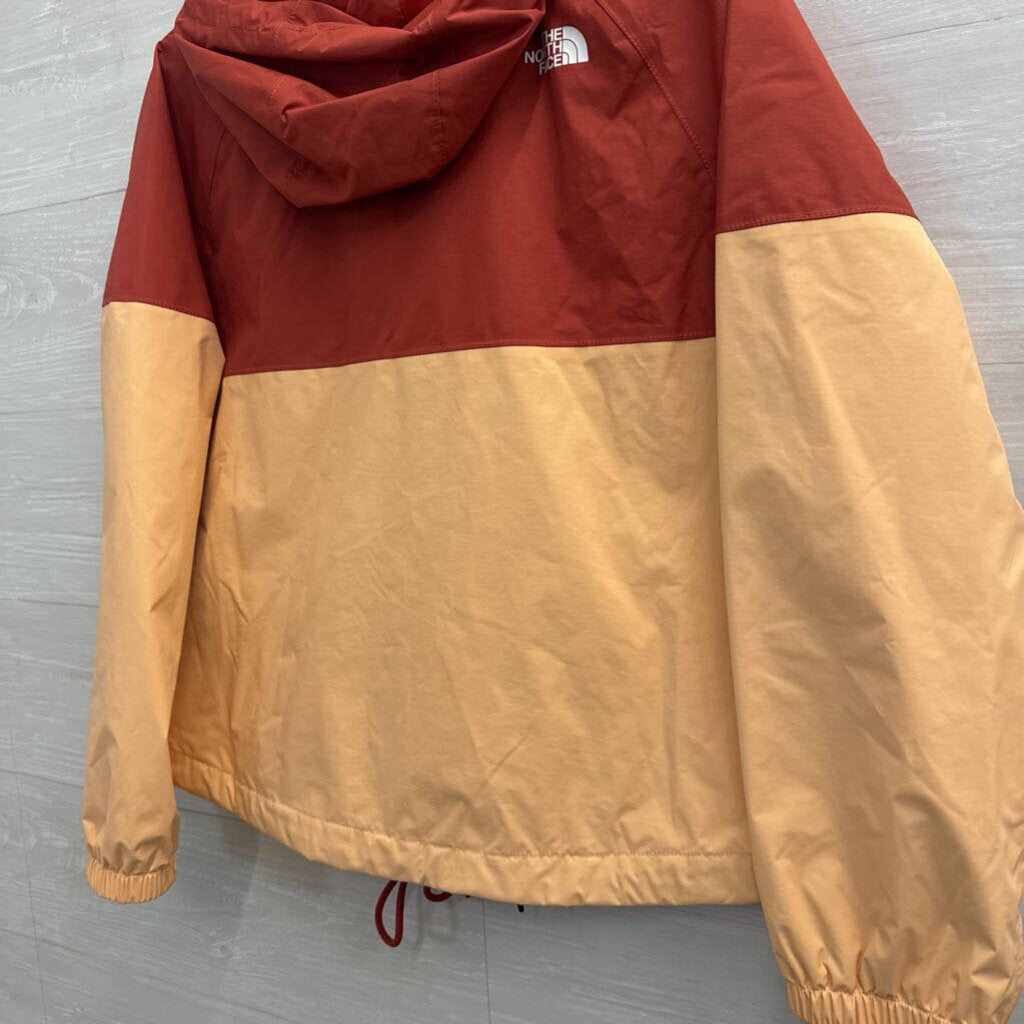 The North Face Orange/ Peach Lightweight Hooded Jacket Medium