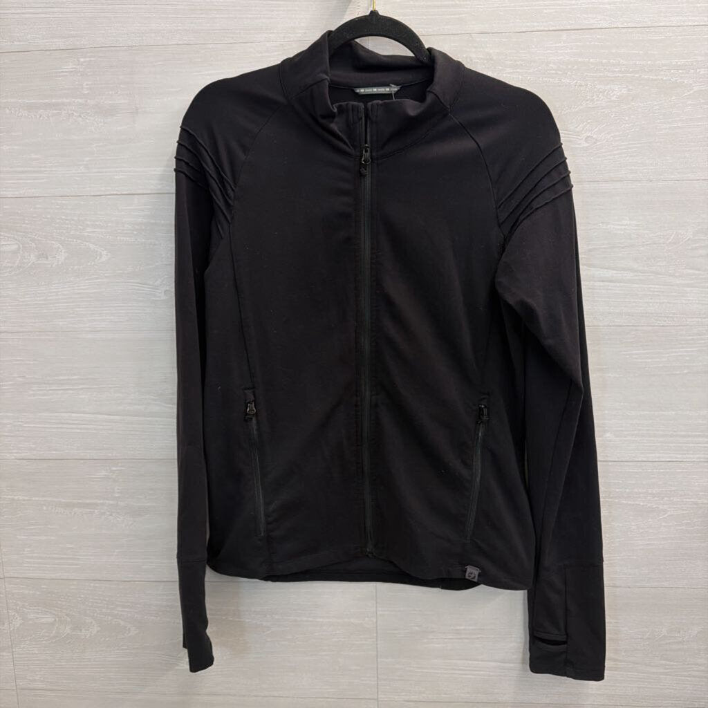 Oiselle Black Zip Up Athletic Jacket 8