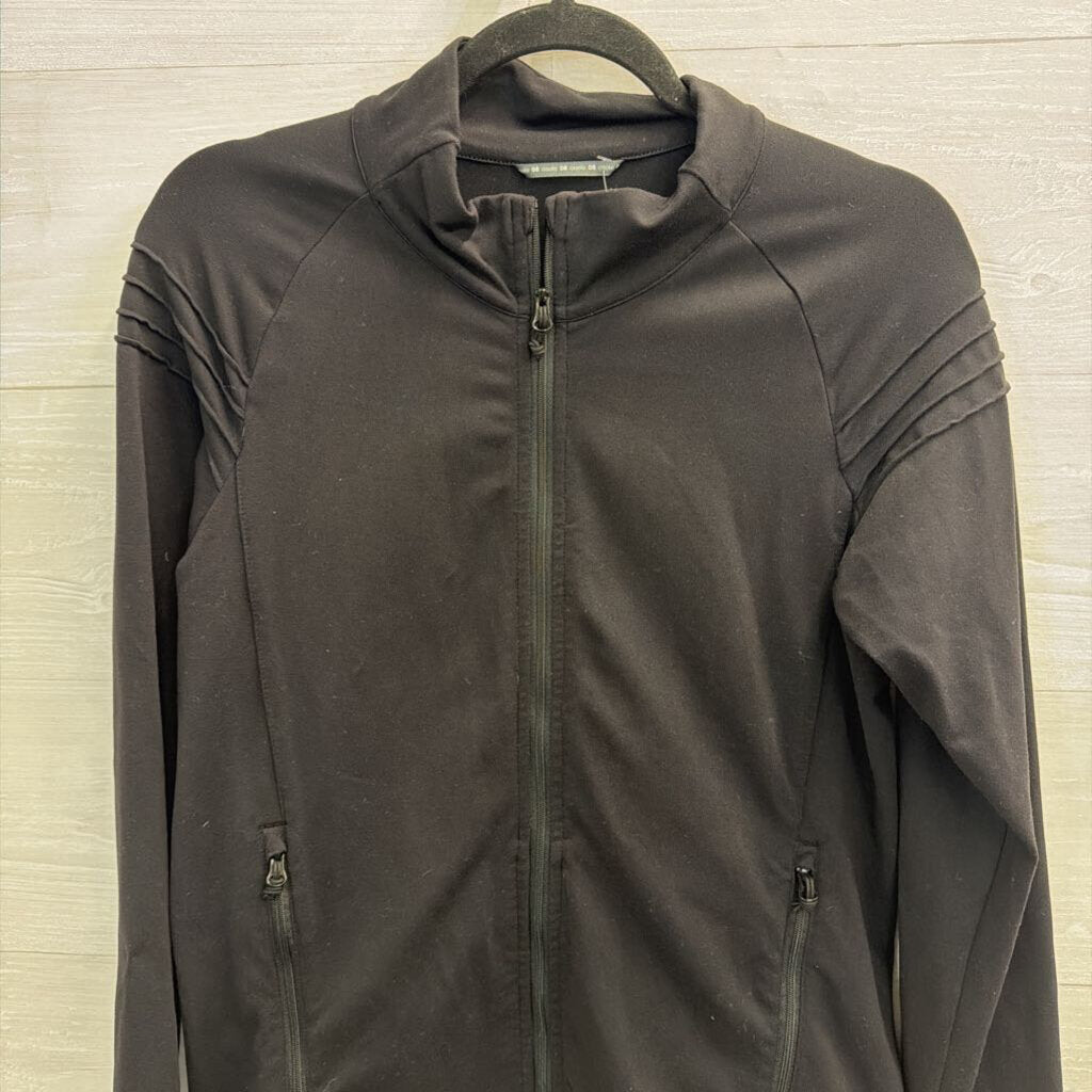 Oiselle Black Zip Up Athletic Jacket 8