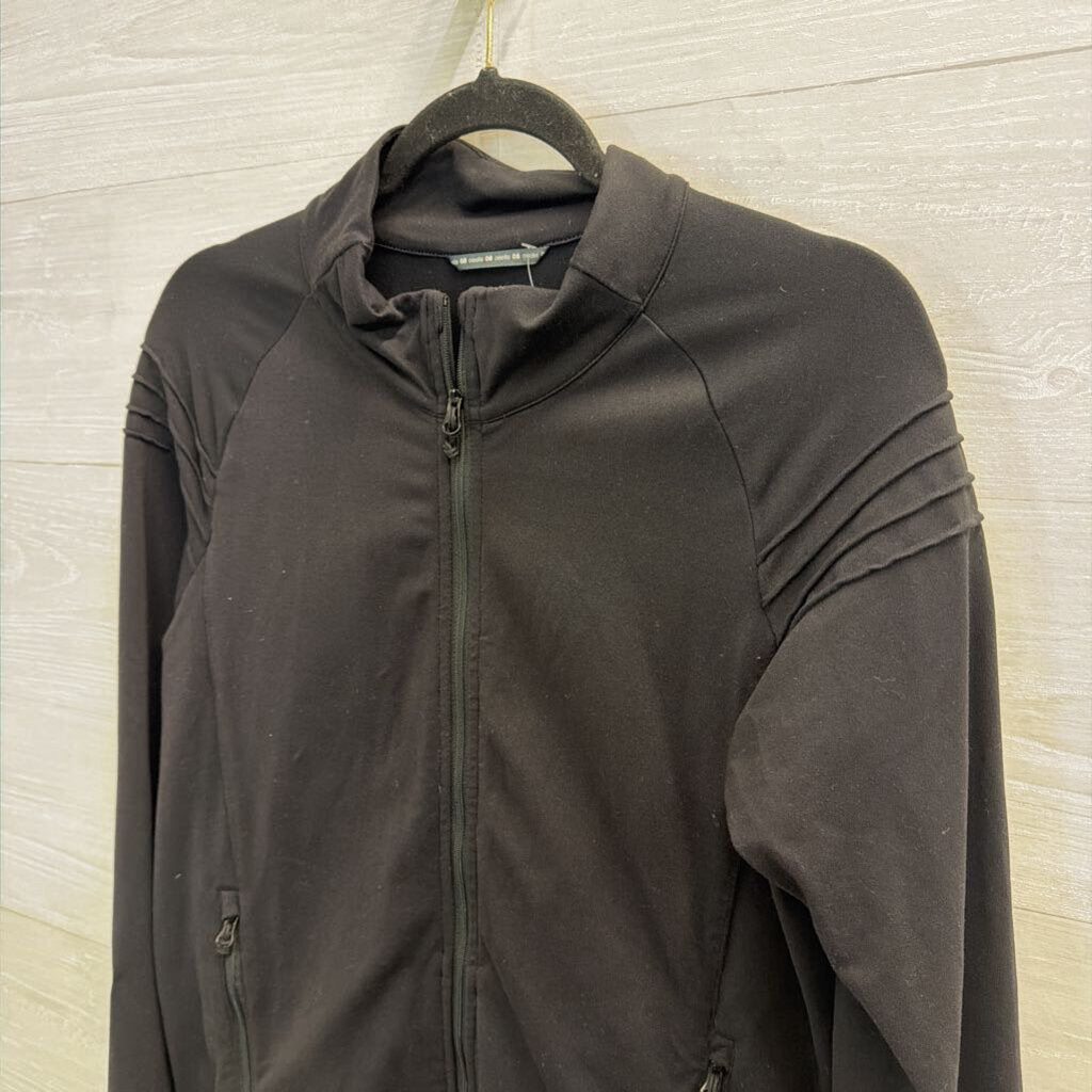 Oiselle Black Zip Up Athletic Jacket 8