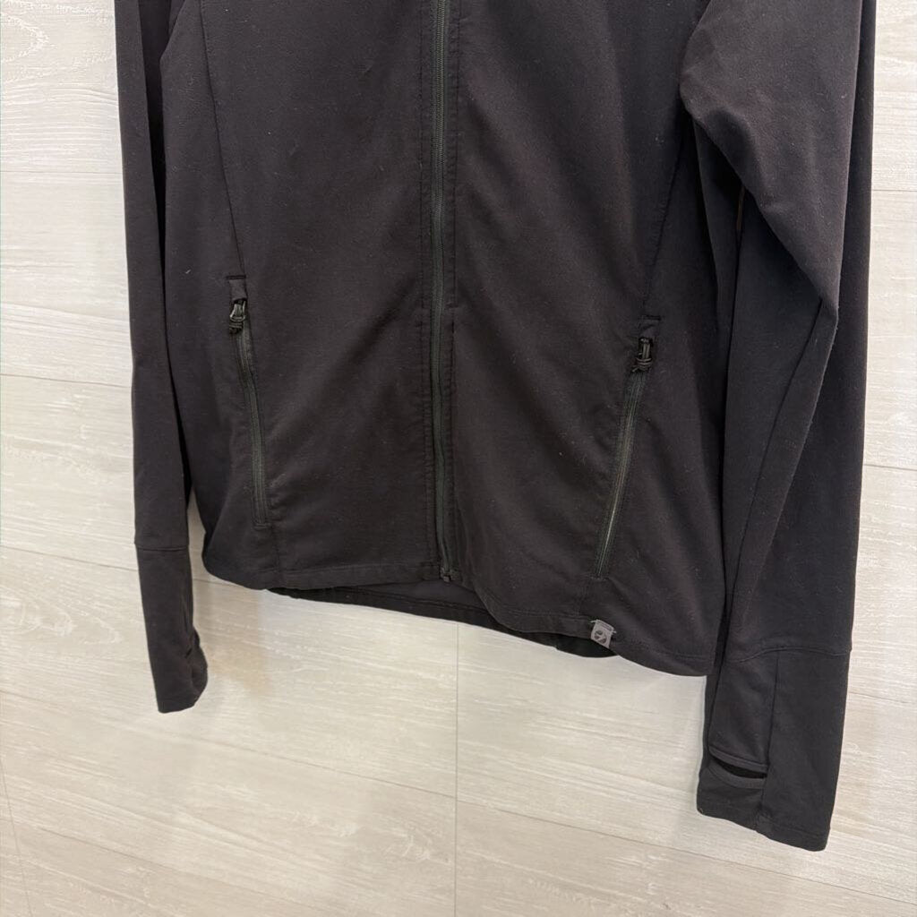 Oiselle Black Zip Up Athletic Jacket 8