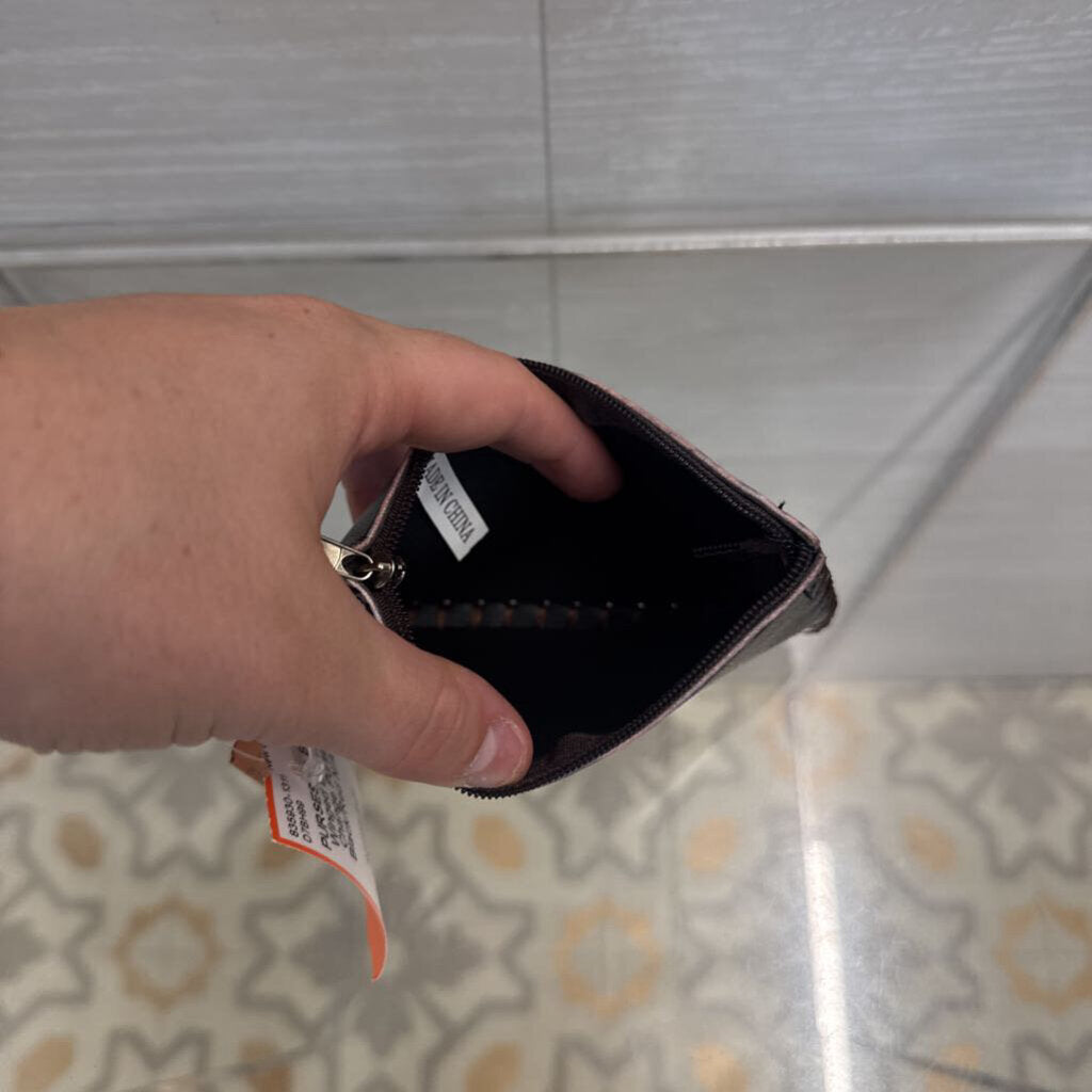 Winged Leather Change Purse
