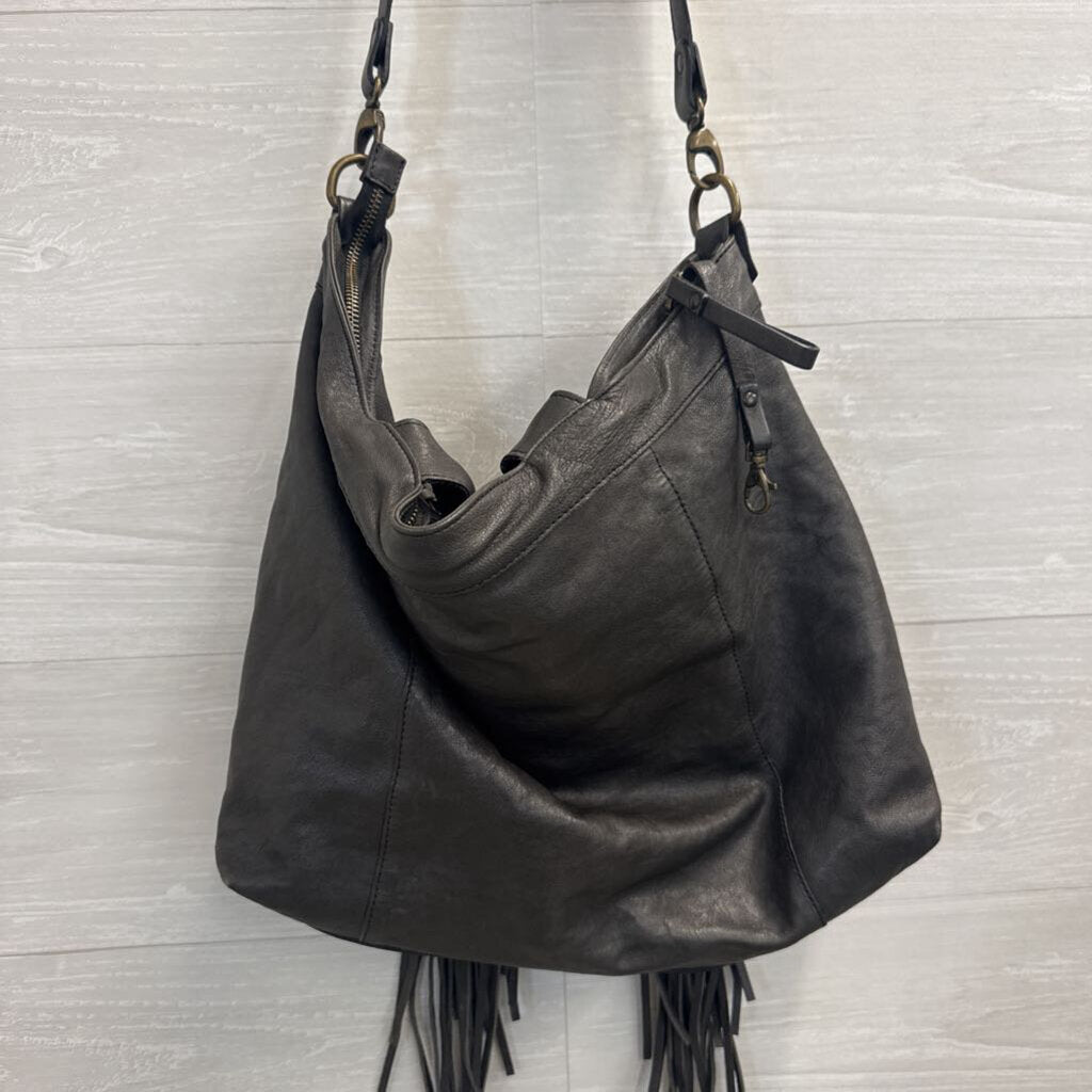 Johnny Was Ariana Leather Fringe Tote