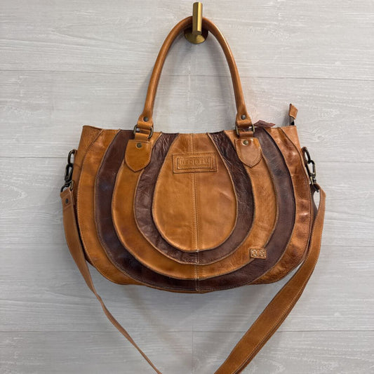 Bed Stu Rockaway Leather Tote in Tan Rustic