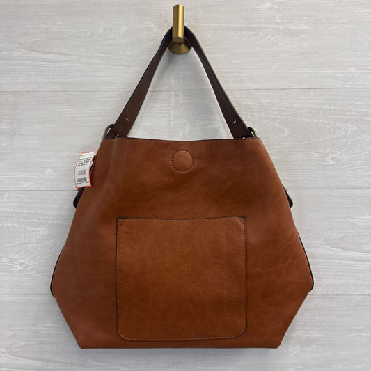 Susan Joy Brown Leather Shoulder Bag