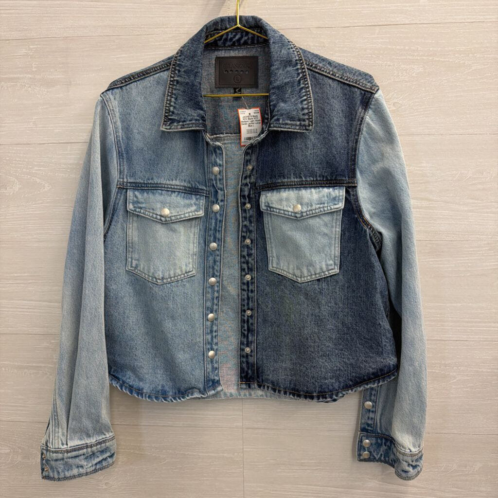 Blank NYC Medium/ Light Wash Denim Jacket Large