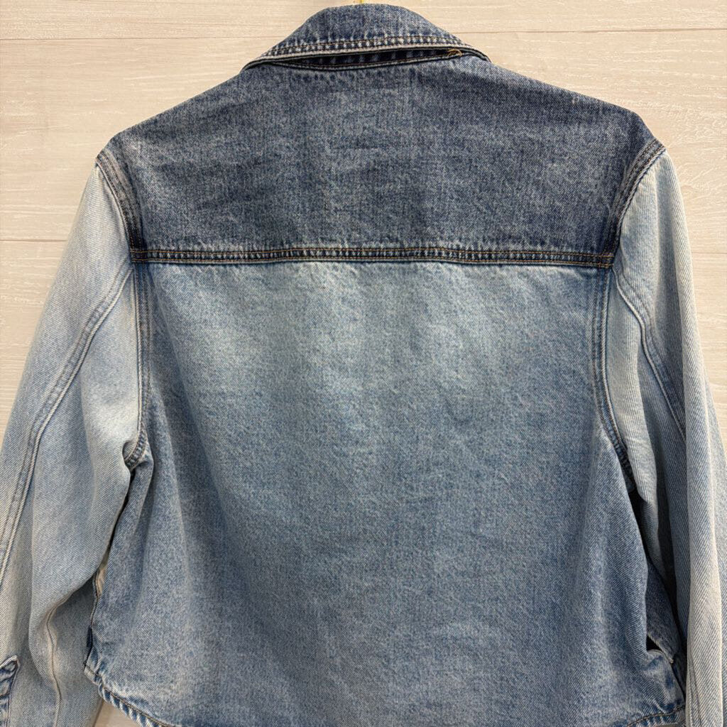 Blank NYC Medium/ Light Wash Denim Jacket Large