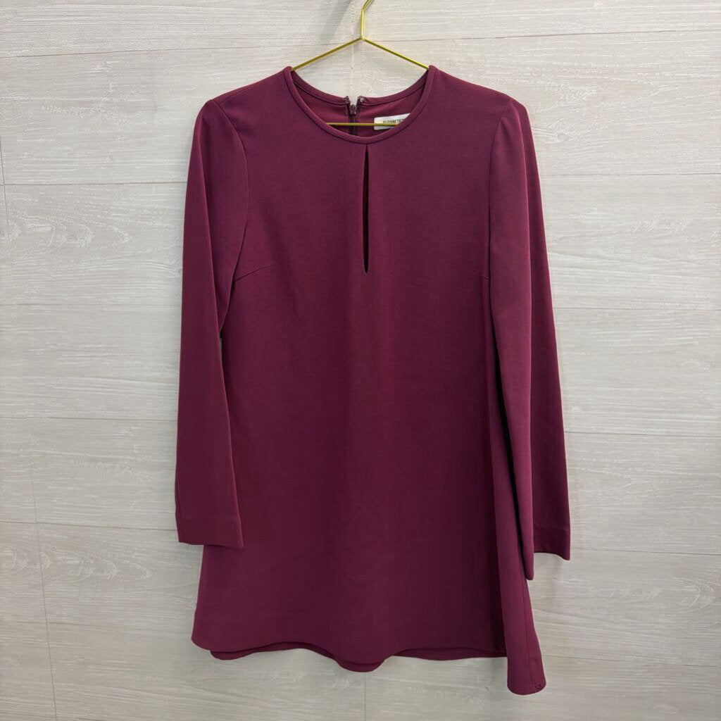 Elizabeth and James Purple Long Sleeve Dress 4