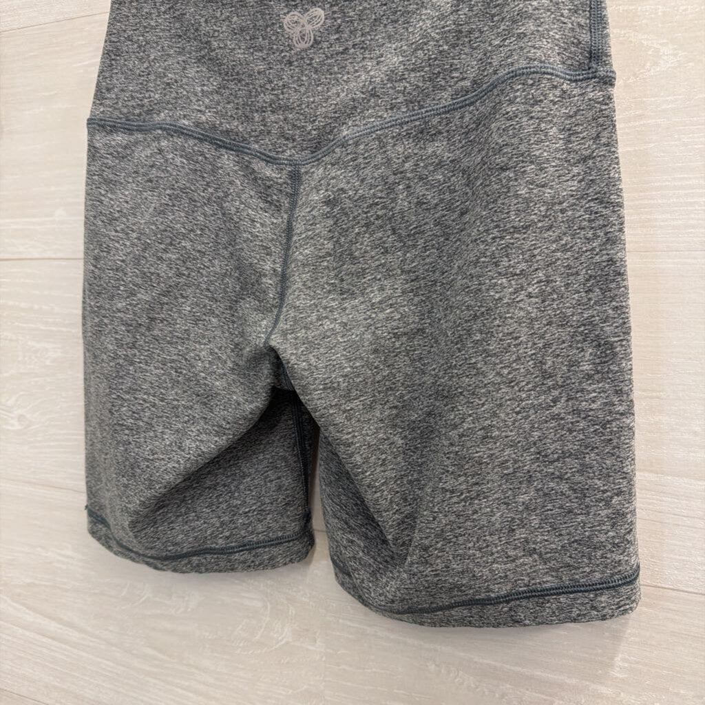 TnAction Heathered Grey Biker Shorts Small