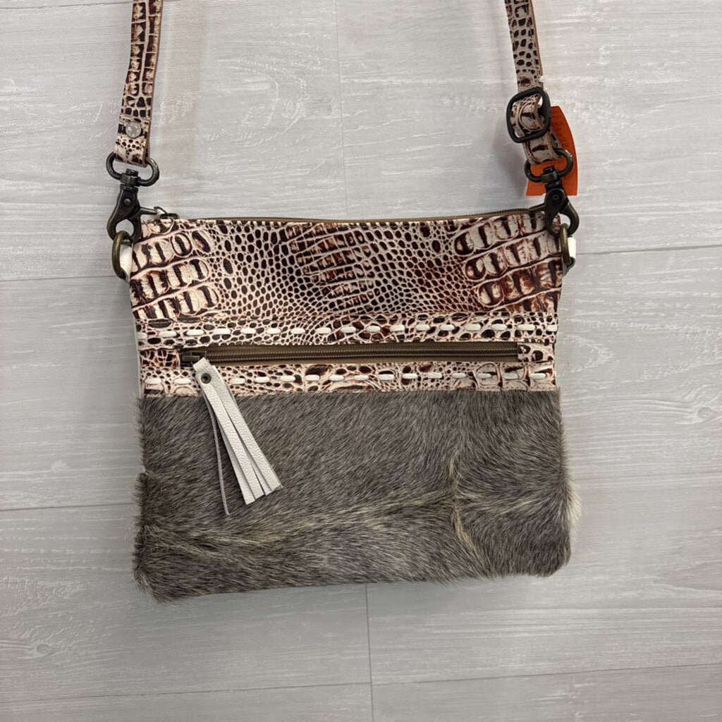 Myra Bag Grey Smokey Blaze Crossbody Purs