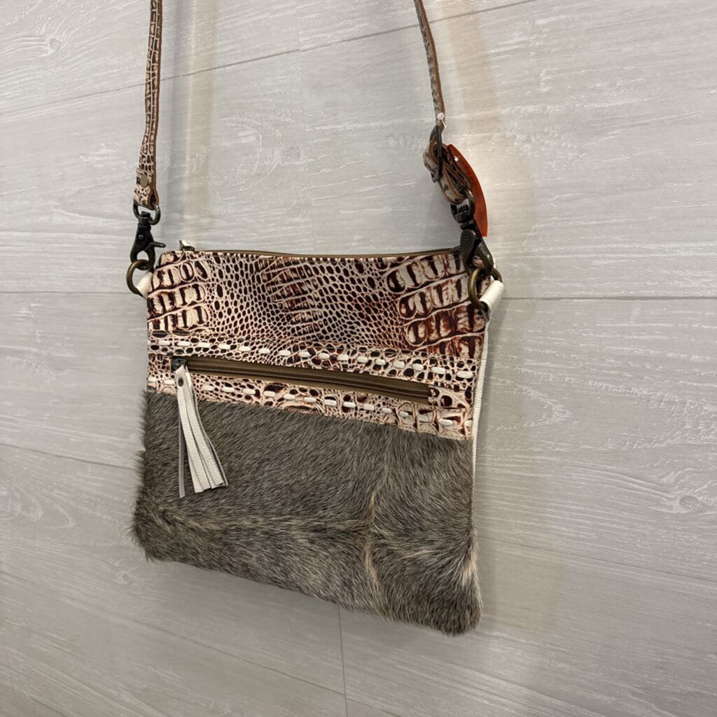Myra Bag Grey Smokey Blaze Crossbody Purs
