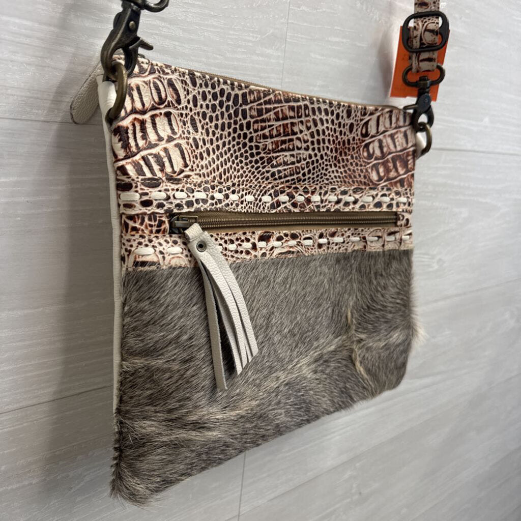 Myra Bag Grey Smokey Blaze Crossbody Purs