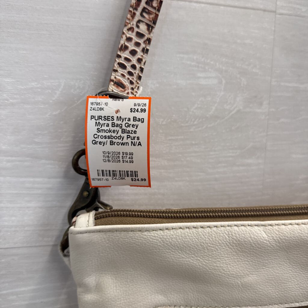 Myra Bag Grey Smokey Blaze Crossbody Purs