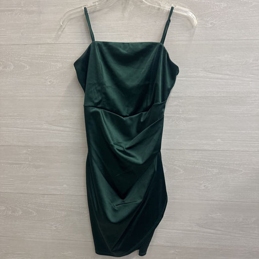Emerald Sundae Green Silky Mini Dress Small