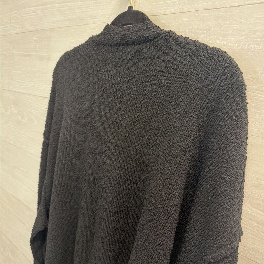 Artistic Works by Lu Black Knit Cardigan Sweater Large