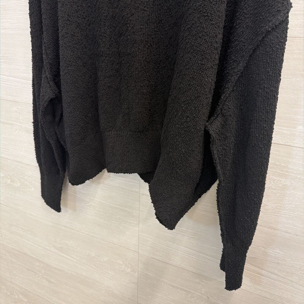 Artistic Works by Lu Black Knit Cardigan Sweater Large