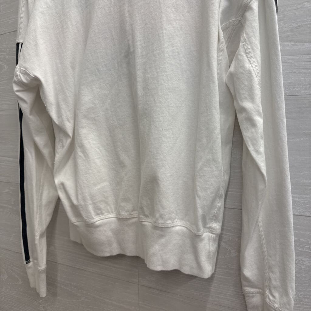 FP Movement White/ Multi Long Shot Mock Neck Top Small