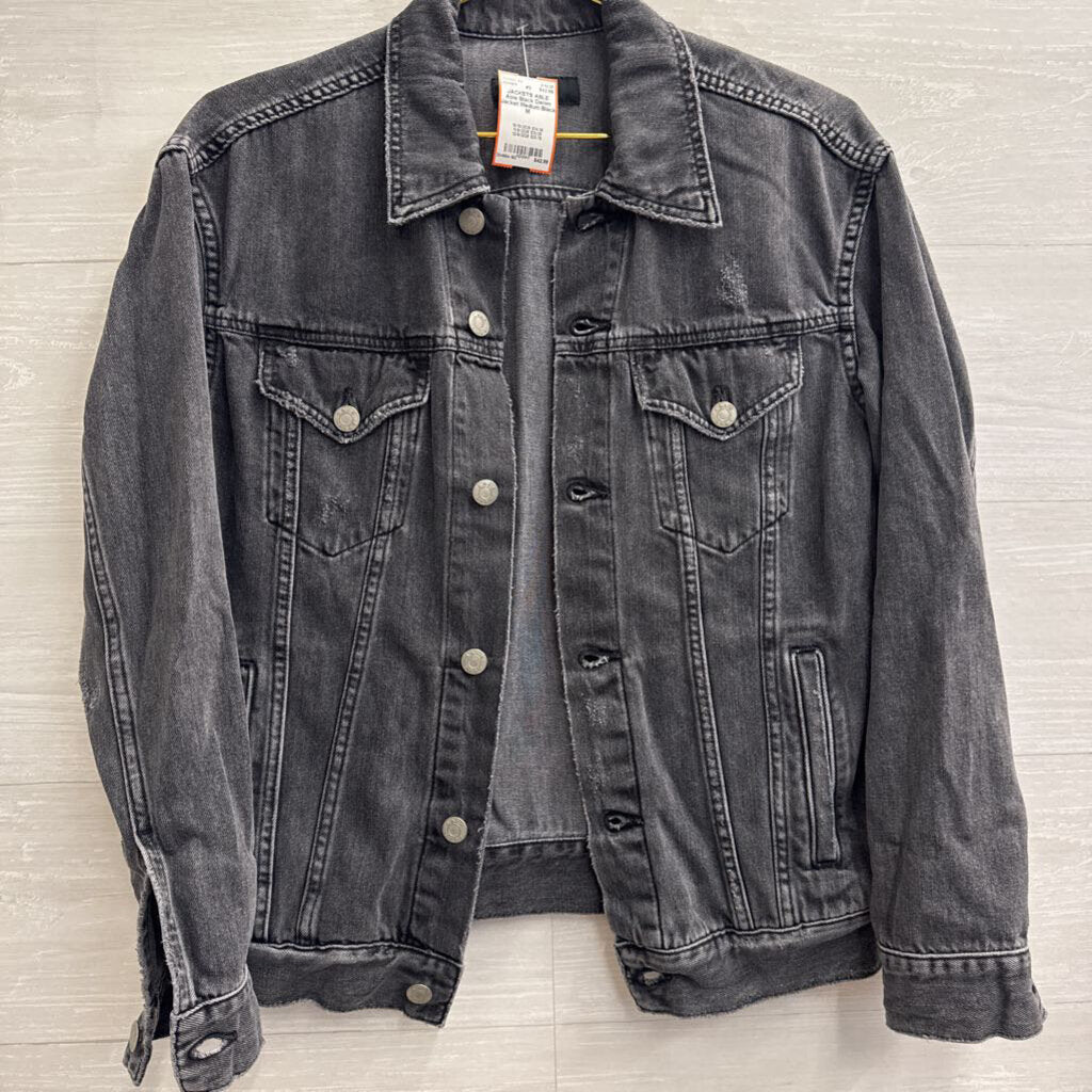 Able Black Denim Jacket Medium