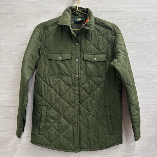 Stillwater Supply Green Quilted Snap Front Jacket Small