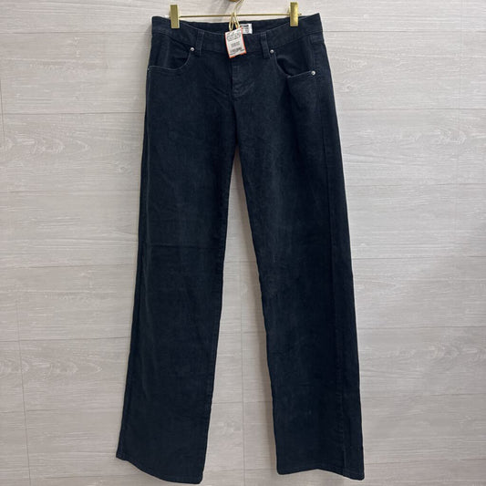 Cotton On Black Corduroy Wie Leg Pants 4
