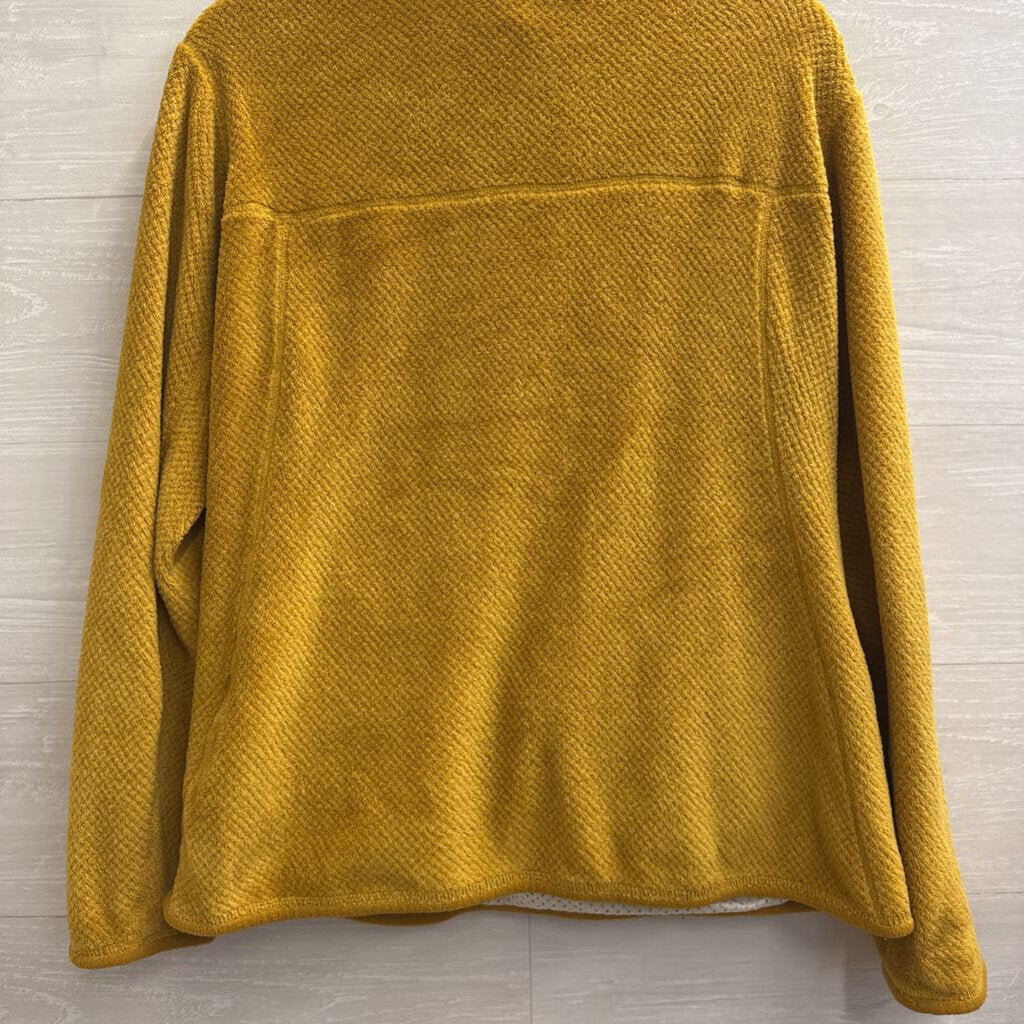 Patagonia Yellow Soft Fleece Long Sleeve Pullover Large