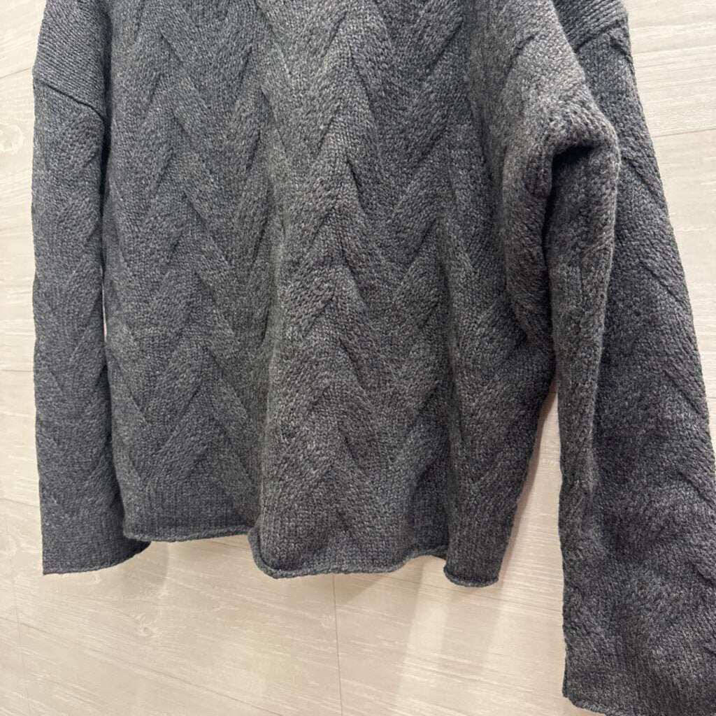 Poetry Grey Knit Mock Neck Sweater 12
