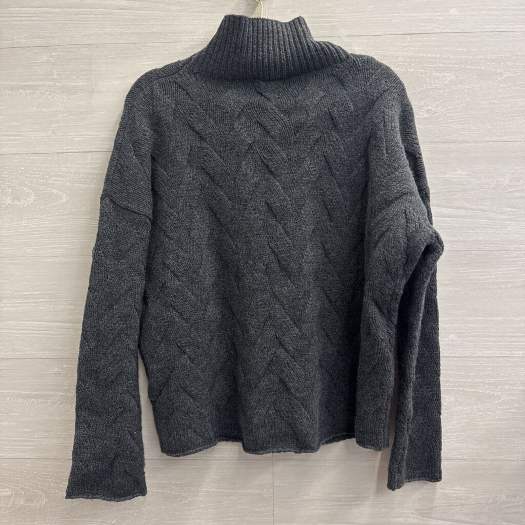 Poetry Grey Knit Mock Neck Sweater 12