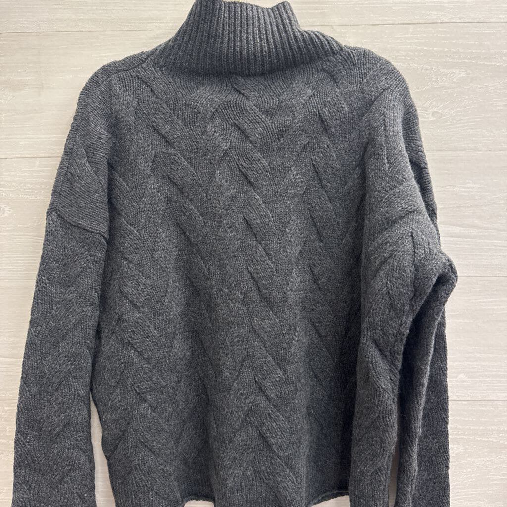 Poetry Grey Knit Mock Neck Sweater 12