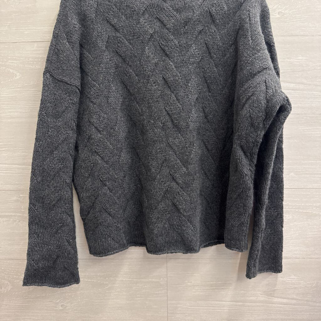 Poetry Grey Knit Mock Neck Sweater 12