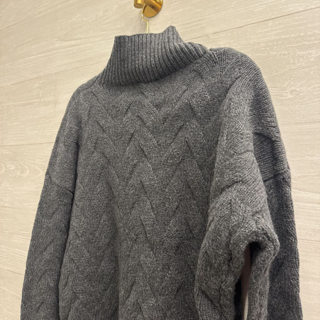 Poetry Grey Knit Mock Neck Sweater 12