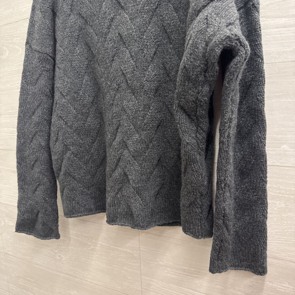 Poetry Grey Knit Mock Neck Sweater 12