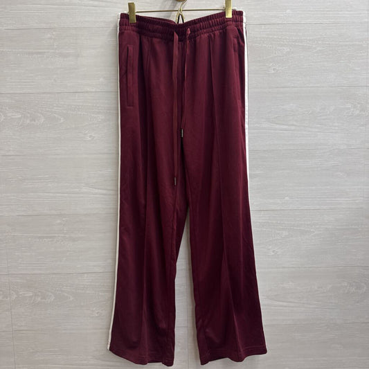 Tapata Burgundy/ White Track Pants Medium