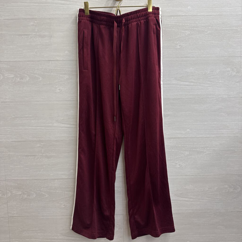 Tapata Burgundy/ White Track Pants Medium