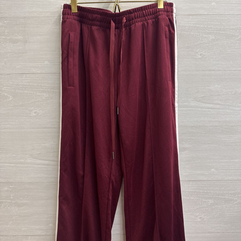 Tapata Burgundy/ White Track Pants Medium