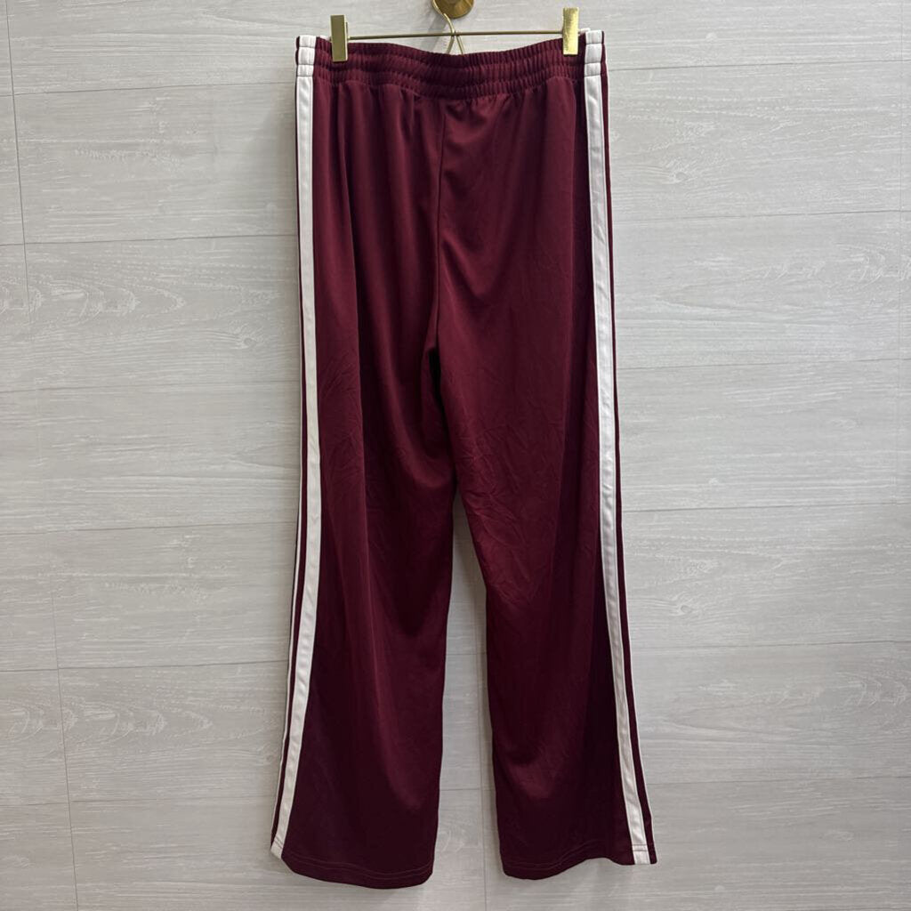 Tapata Burgundy/ White Track Pants Medium