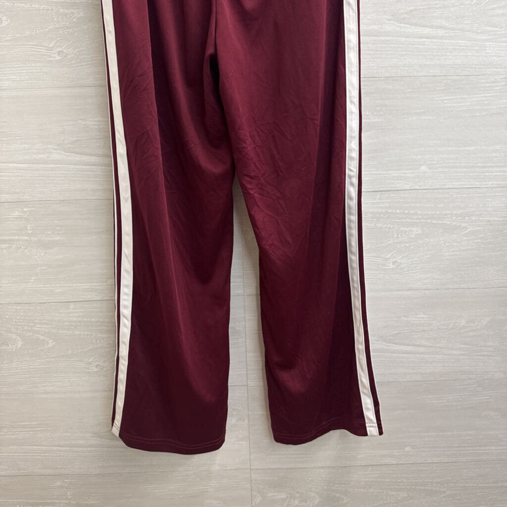 Tapata Burgundy/ White Track Pants Medium