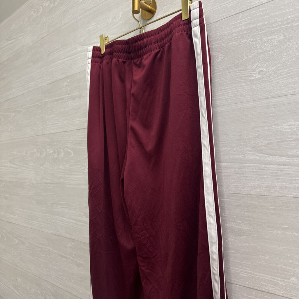 Tapata Burgundy/ White Track Pants Medium