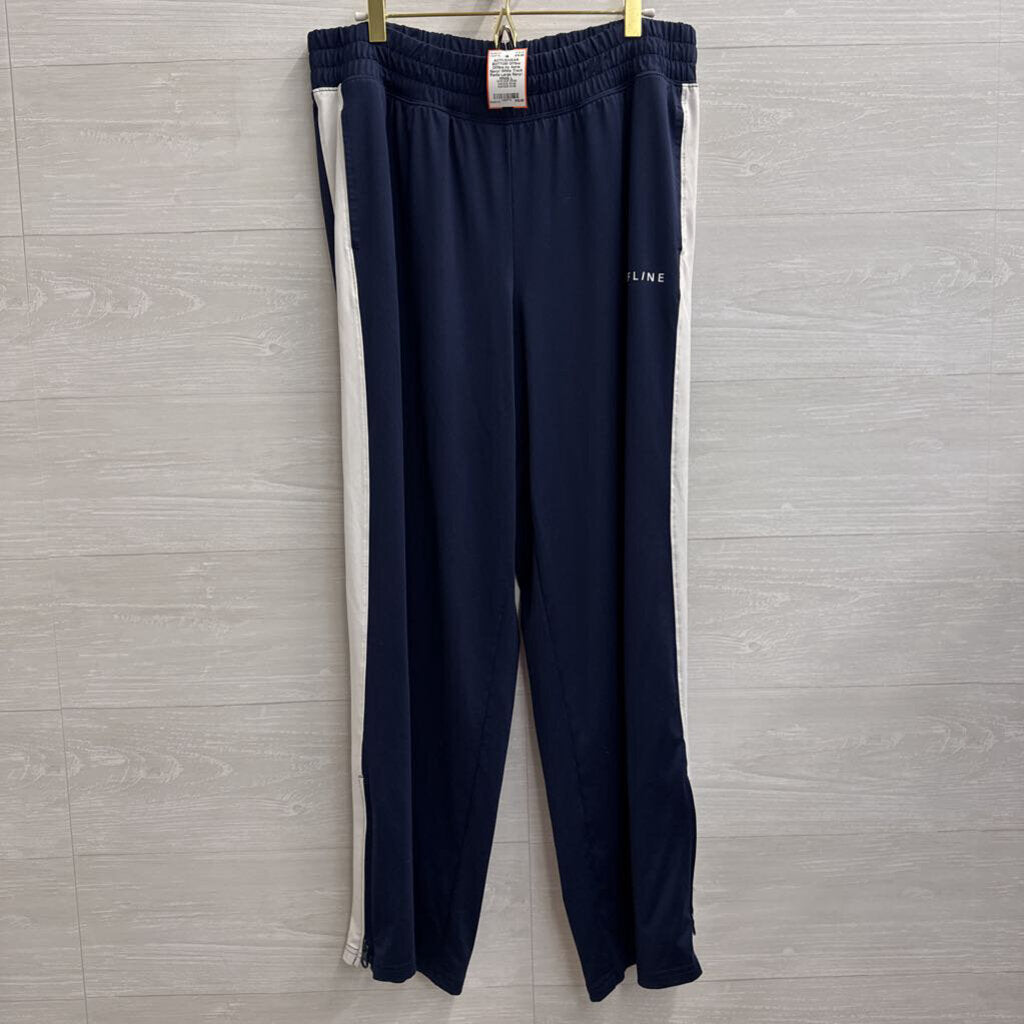 Offline by Aerie Navy/ White Track Pants Large