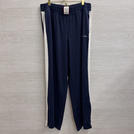 Offline by Aerie Navy/ White Track Pants Large