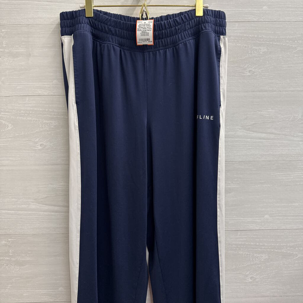 Offline by Aerie Navy/ White Track Pants Large